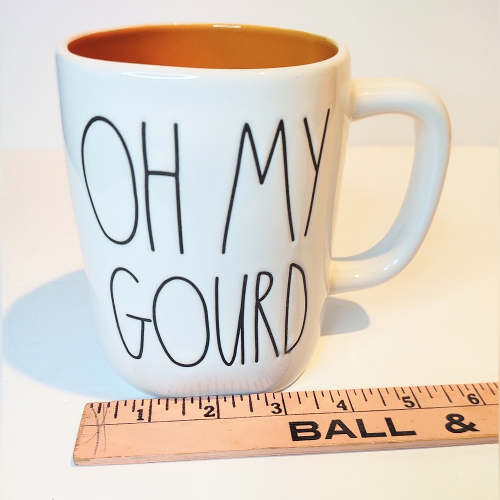 Rae Dunn "Oh My Gourd" Coffee Tea Mug - Picture 8 of 9